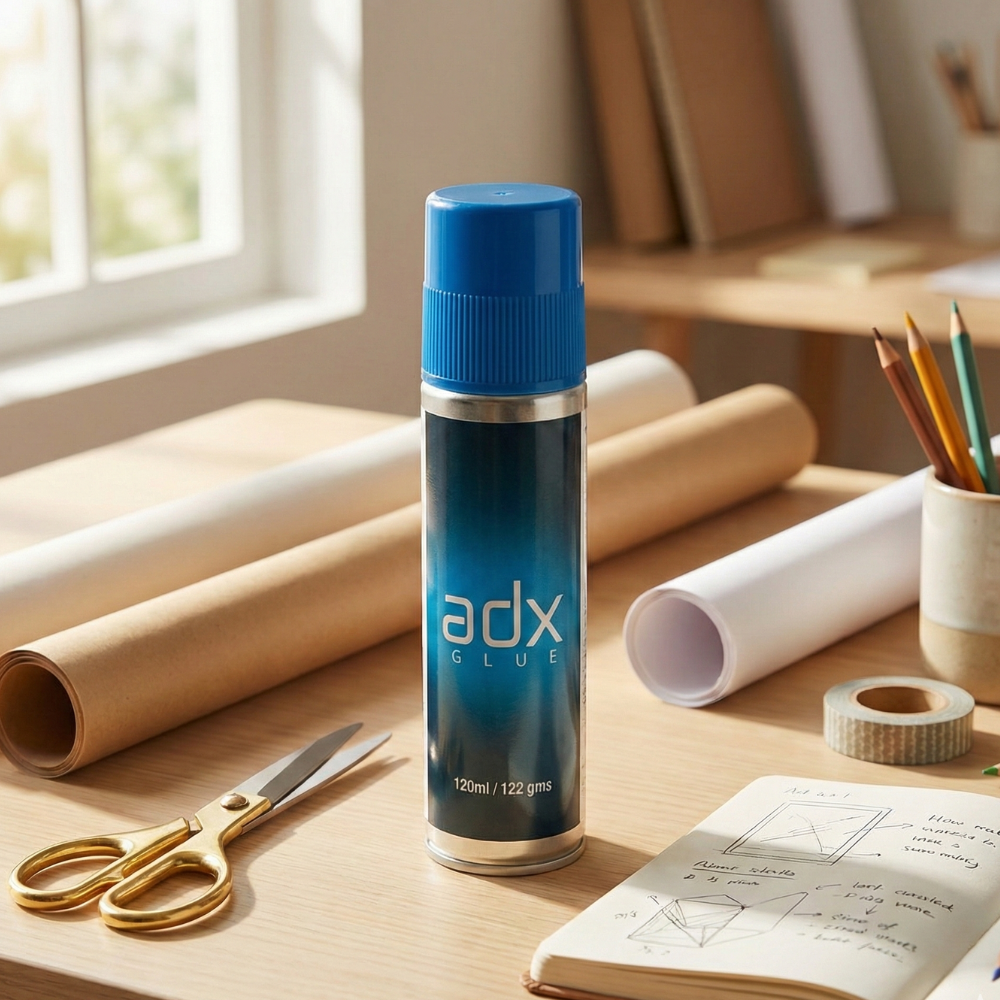 ADX Clear Liquid Glue, Multipurpose Stationery Adhesive (120ml / 122g)