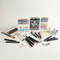 Professional Dual-Tip Art Colour Marker Set, 36 & 48 Colours with Carrying Case (Alcohol-Based)
